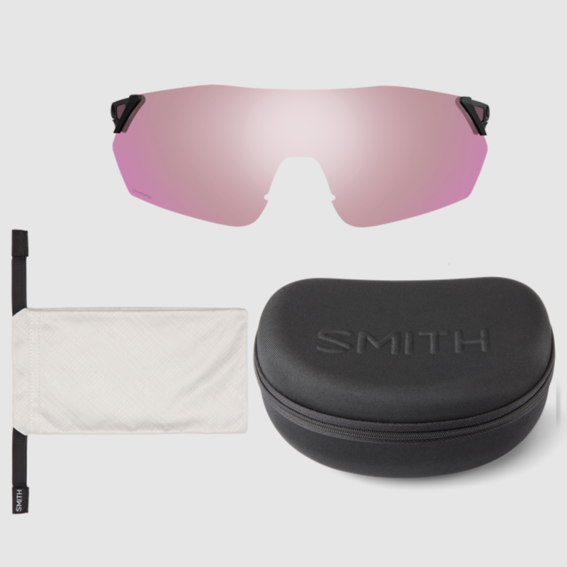 Smith Reverb Sunglasses Matte White/ChromaPop Red Mirror-4